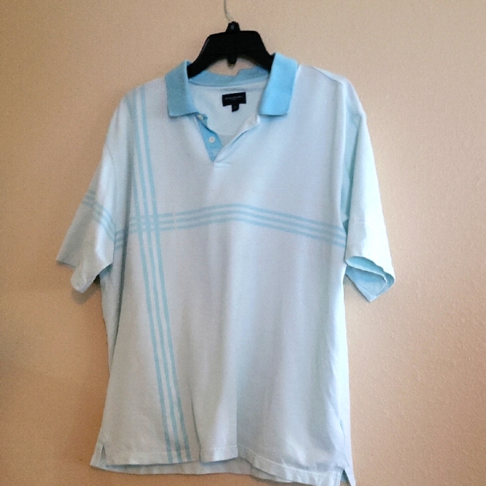 Burberry VINTAGE BURBERRY GOLF COLLAR POLO Shirt RARE DESIGN